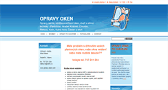 Desktop Screenshot of opravy-oken.com