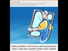 Tablet Screenshot of opravy-oken.com